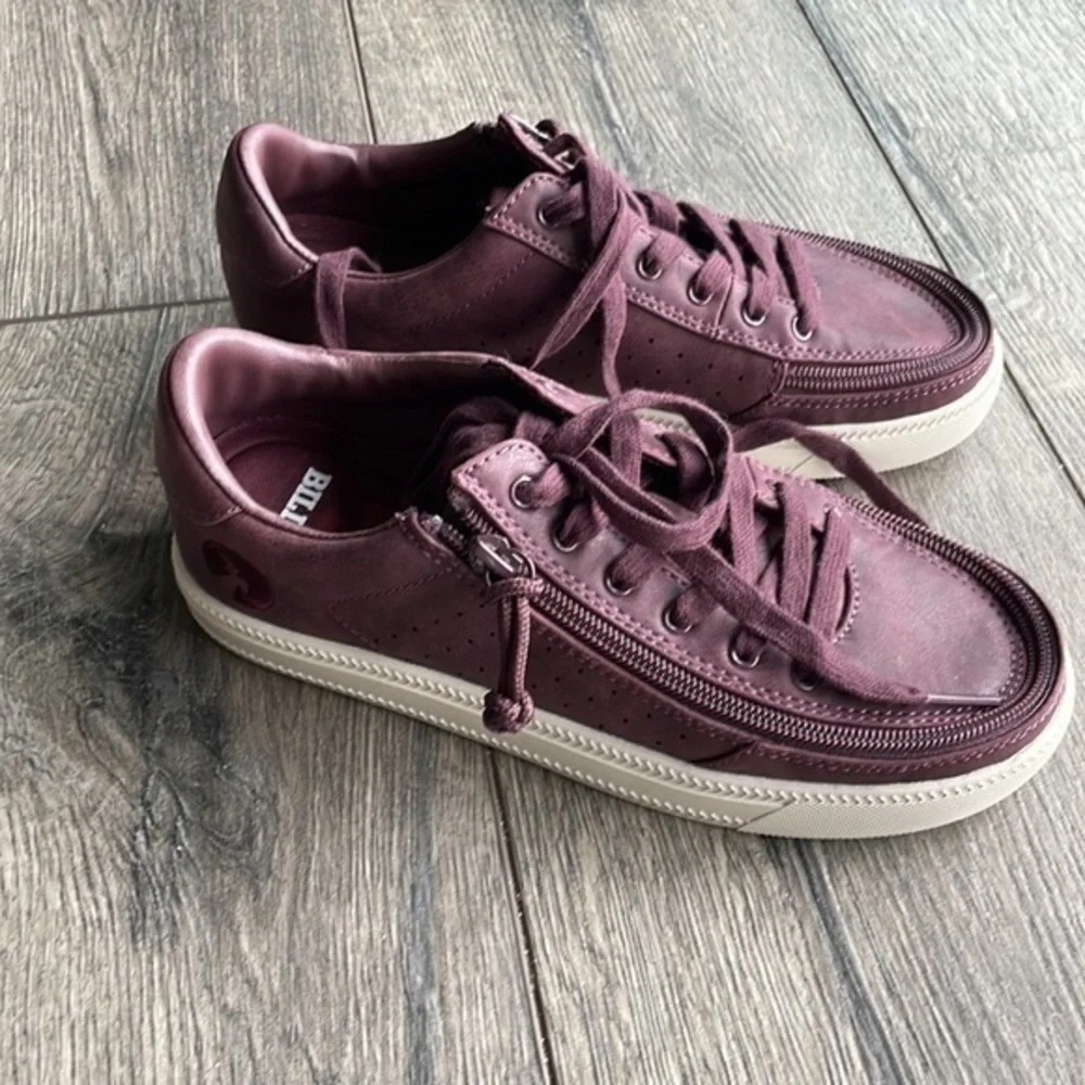 NWT Billy shoes size 6 wine colored Lace up zip up Loafer - Picture 3 of 6